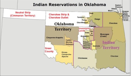 Historical Oklahoma Indian Reservations